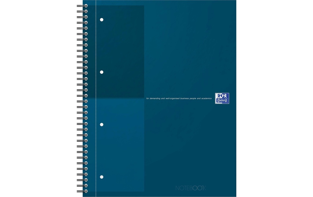 Oxford Bloc-notes A4, À lignes, Turquoise foncé
