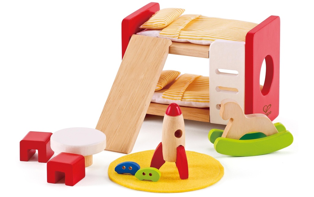 Hape Meuble de maison de poupée Chambre d'enfant