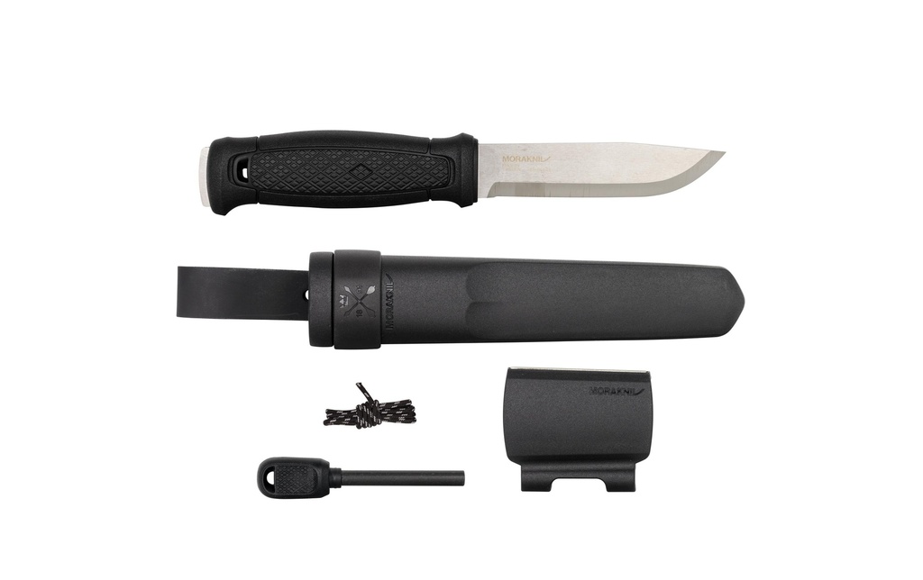 morakniv Couteau de survie Garberg avec kit de survie, (S), Noir