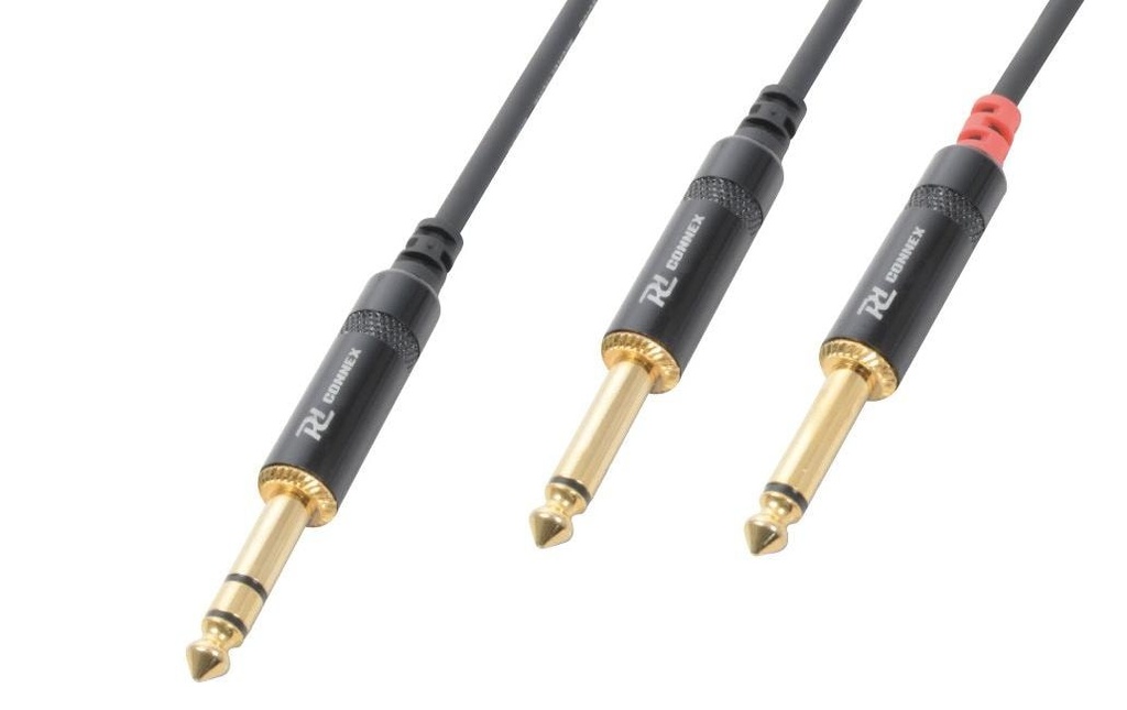PD Connex CX76-3 jack 6.3 mm, mâle - jack 6.3 mm, mâle 3 m