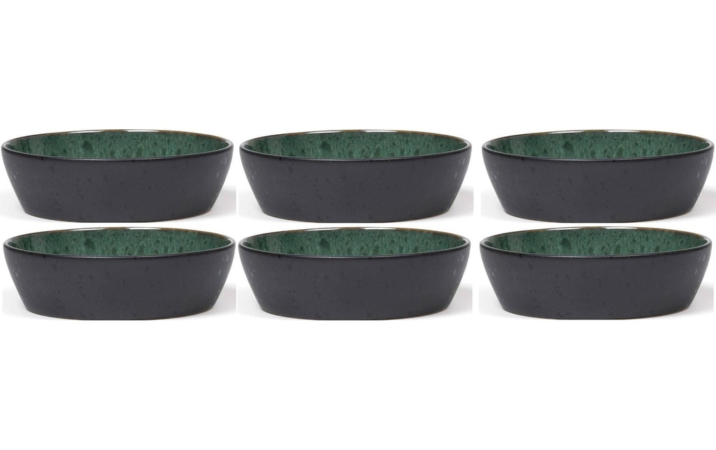 Bitz Bol de soupe 18 cm, 6 Pièce/s, Noir/vert