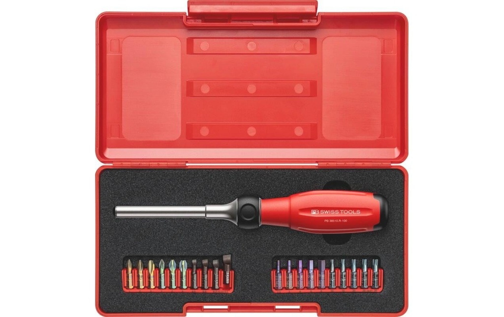 PB Swiss Tools Jeu d'embouts 38510.R-100 avec cliquet 100 mm