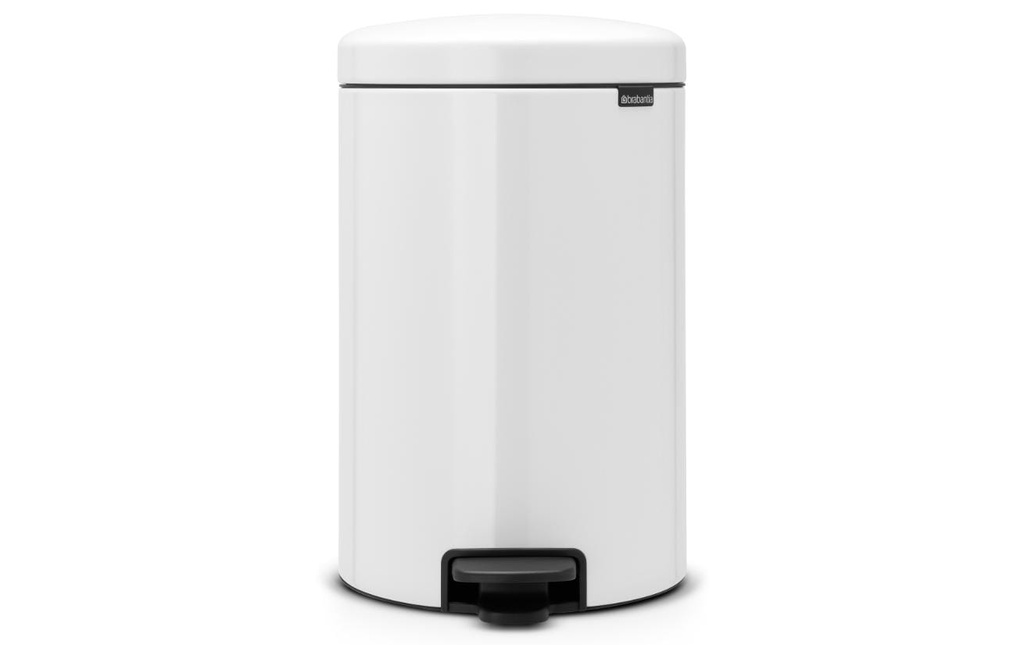 Brabantia Poubelle à pédale NewIcon 20 l, White