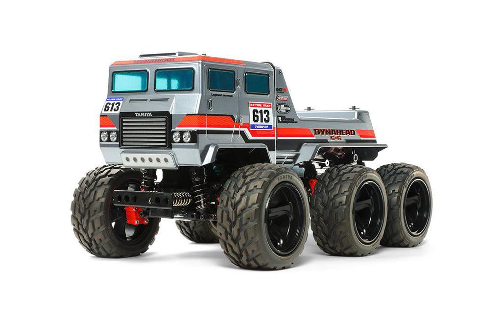 Tamiya Monster Truck Dynahead 6 x 6 (G6-01TR) kit de construction, 1:18