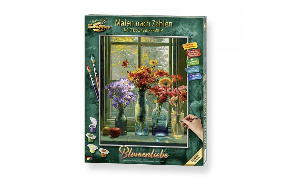Schipper Peinture avec chiffres Amour des fleurs