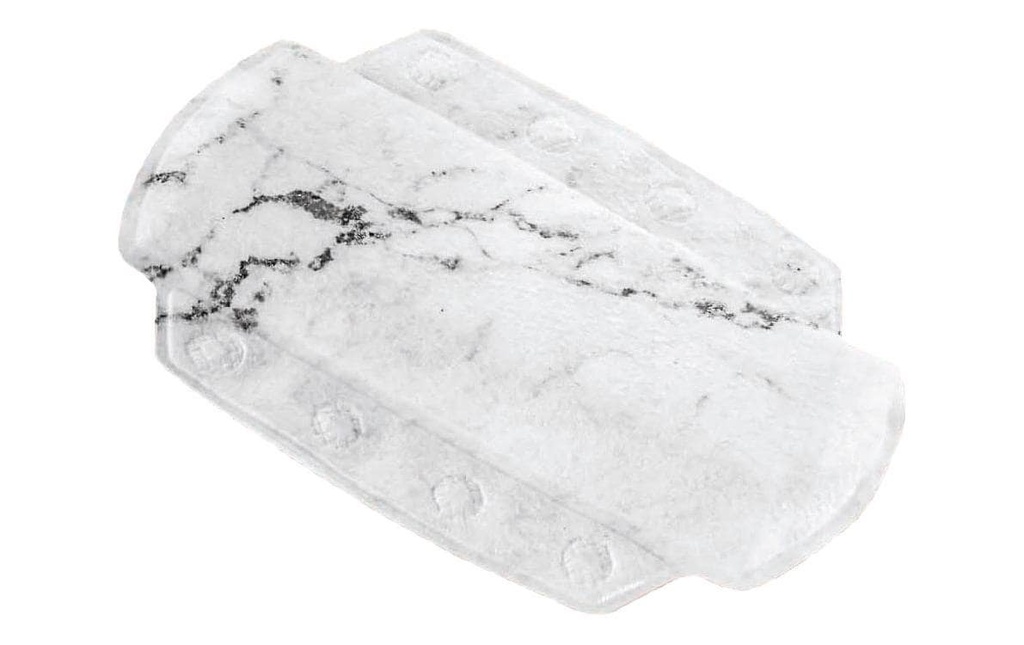 Kleine Wolke Coussin de nuque Marble 32 x 22 cm, Marbre gris/Blanc
