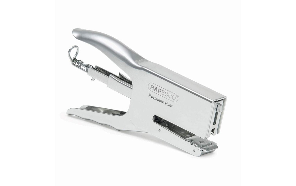 Rapesco Pince-agrafeuse Porpoise 50 Page(s), Chrome