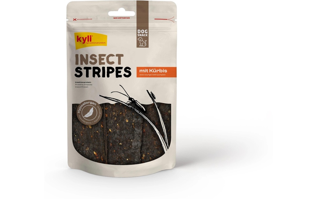 kyli Produit à mâcher  InsectStripes à la pomme 100 g