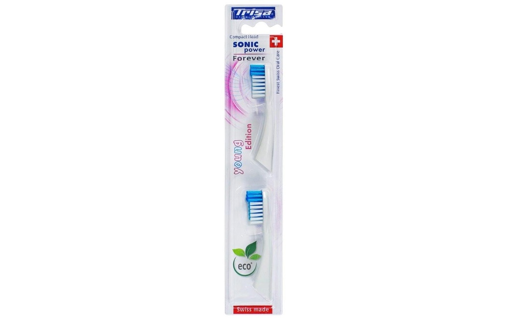 Trisa Tête de brosse à dents Sonic Power Young Edition 2 Pièce/s