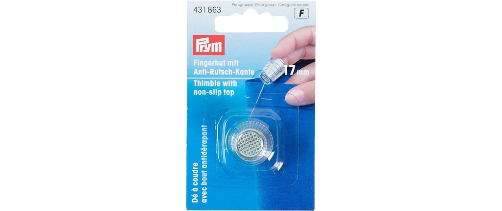 Prym Dé à coudre Ø 1.7 cm Argent