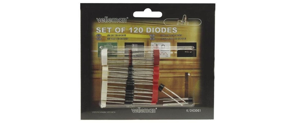 Velleman Diodes K/DIODE1 120 Pièce/s