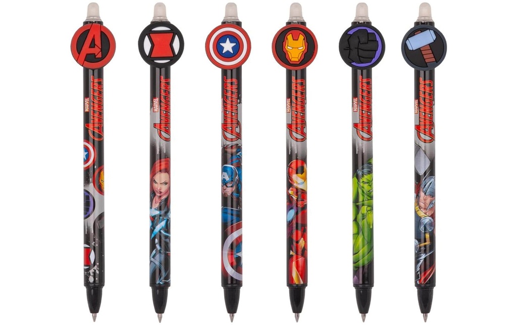 Dreams and Fantasy Stylo à encre gel Avengers 0.5 mm, effaçable, ass.