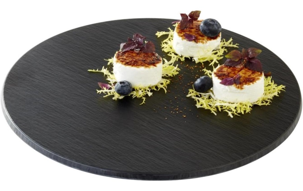 APS Plateau de service Slate 30 cm, noir