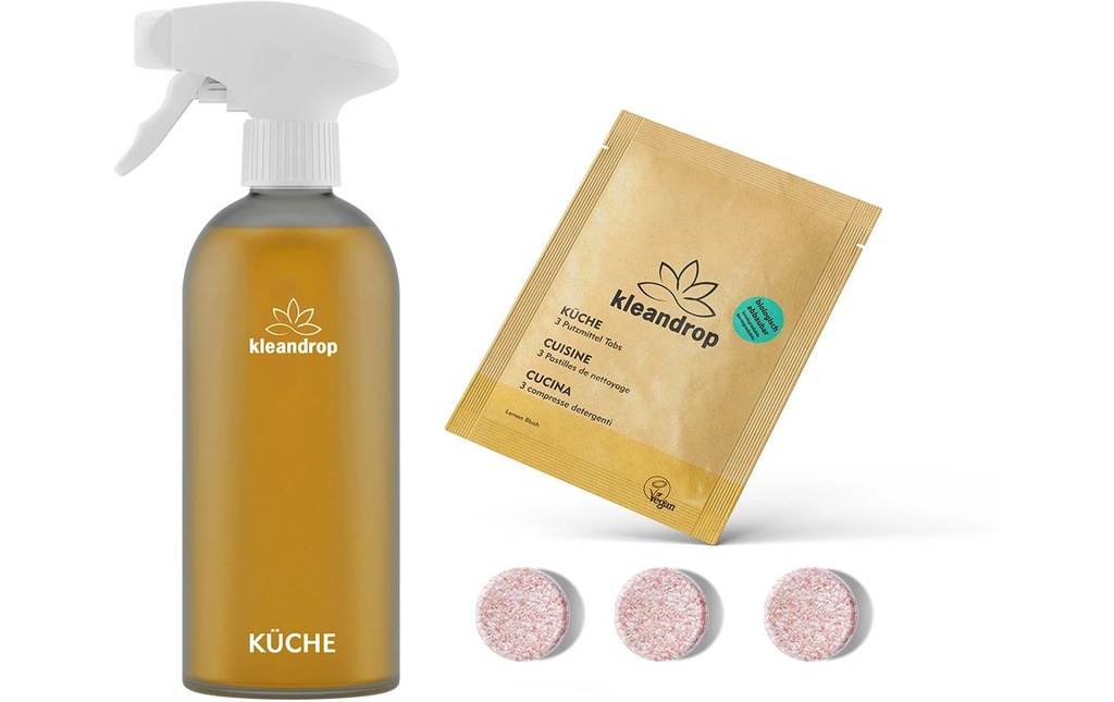kleandrop Nettoyant pour cuisine Kit de démarrage 3 Pièce/s