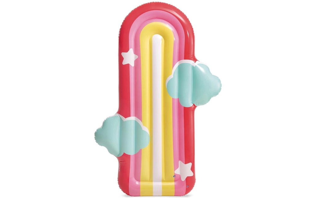 Intex Matelas pneumatique Rainbow Cloud Float