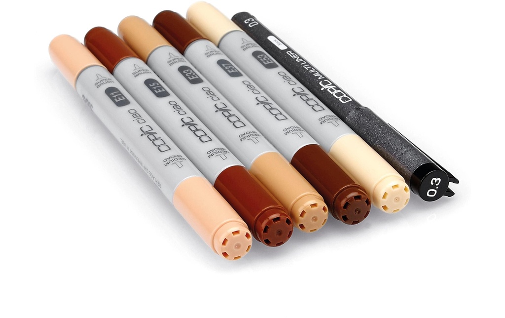 Copic Marqueur graphique Ciao 5+1 Set Portrait colours 2