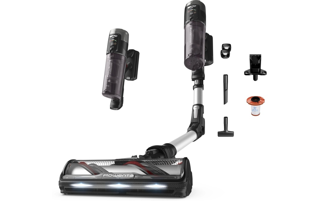 Rowenta Aspirateur à main/manche sans fil X-Force Flex Violet