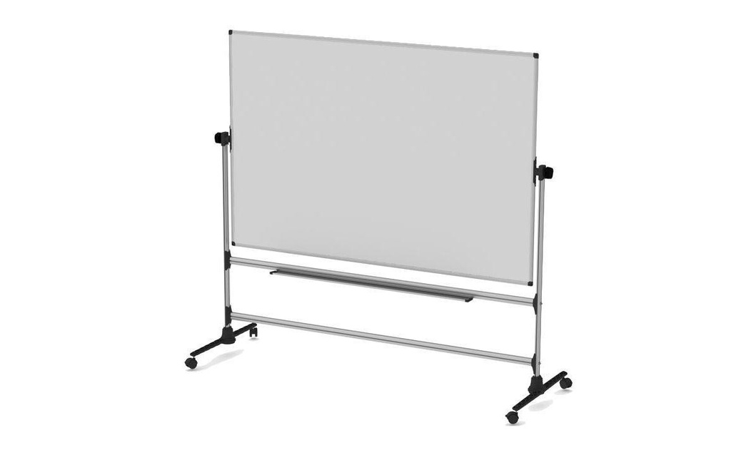 Bi-Office Tableau blanc magnétique 120 cm x 150 cm, Blanc
