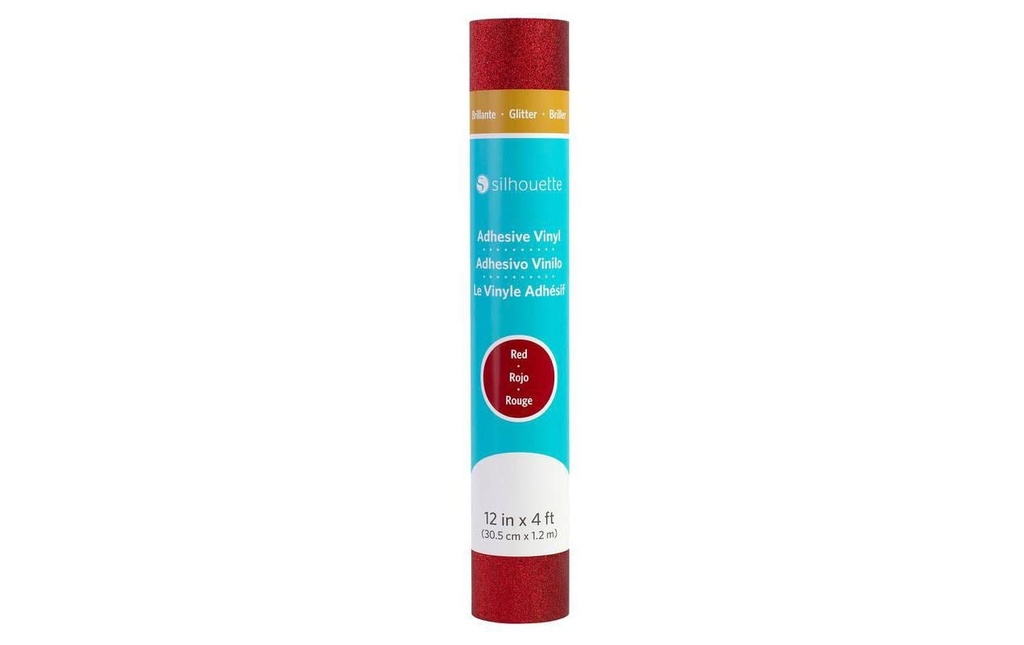 Silhouette Film de vinyle Glitter 30.5 Rouge