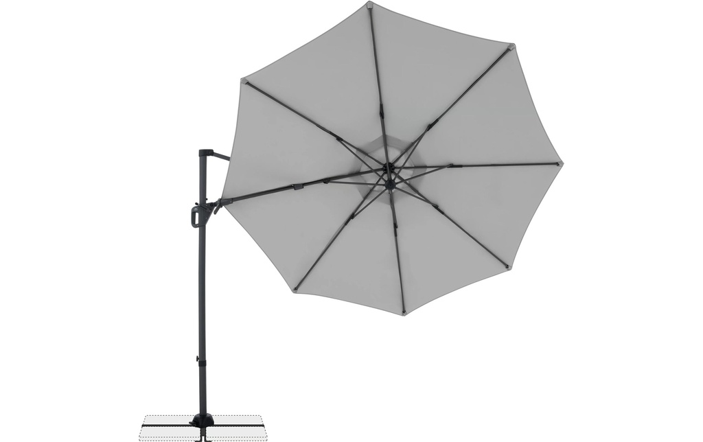 Doppler Parasol Life 310 Side - Gris clair