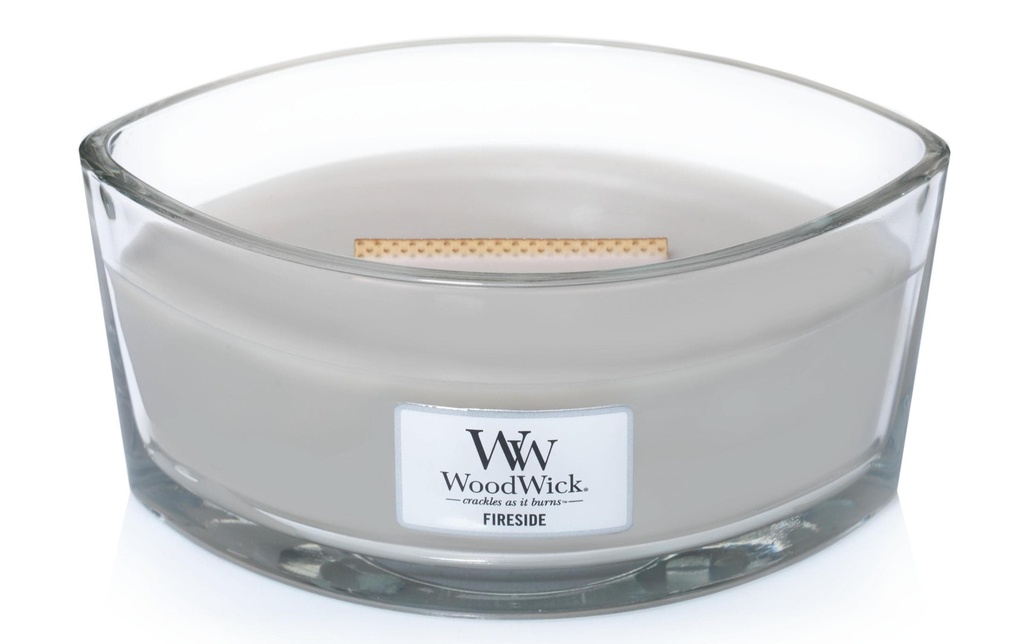 Woodwick Bougie parfumée Fireside Ellipse