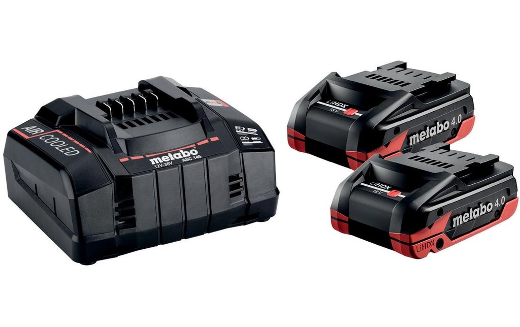 Metabo Batteries et chargeurs 2 x LiHD Xtreme 4.0 Ah