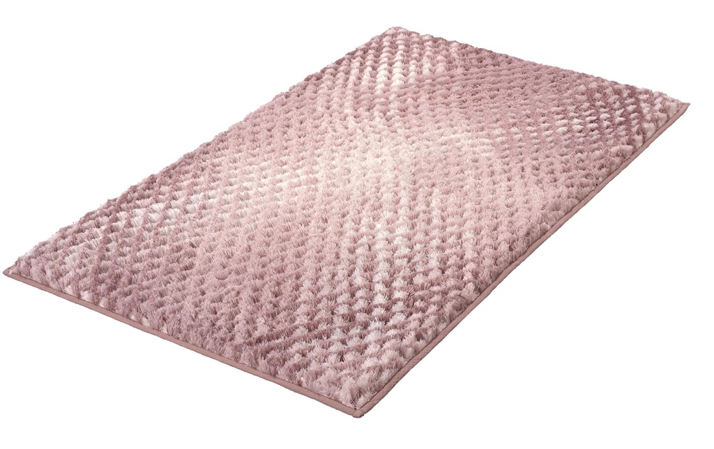 Kleine Wolke Tapis de bain Cory 60 x 100 cm, rose sombre