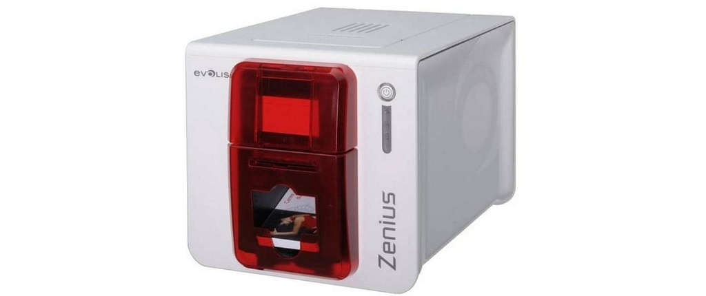 Evolis Imprimante de cartes Evolis Zenius red Expert USB + Ethernet