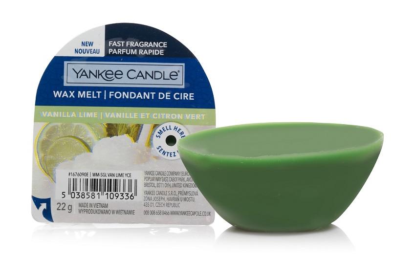 Yankee Candle Plaquettes de cire parfumées Vanilla Lime