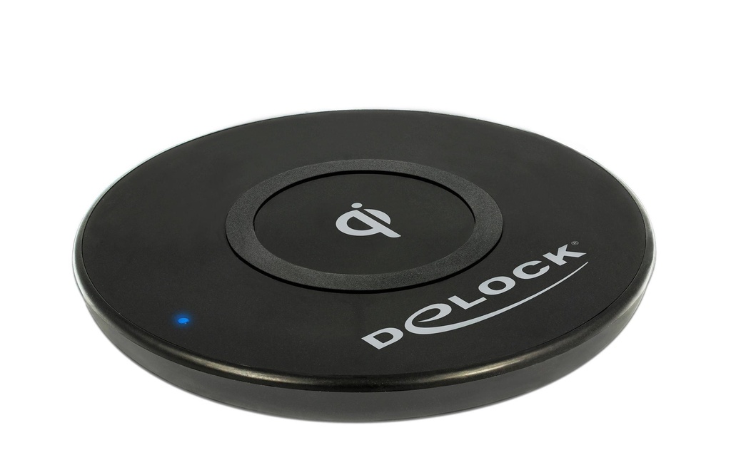Delock Chargeur sans fil Chargeur rapide Qi, 10Watt