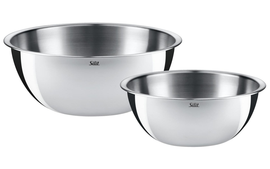 Silit Kits de bol mélangeur 1.2 l/2.7 l, Argenté