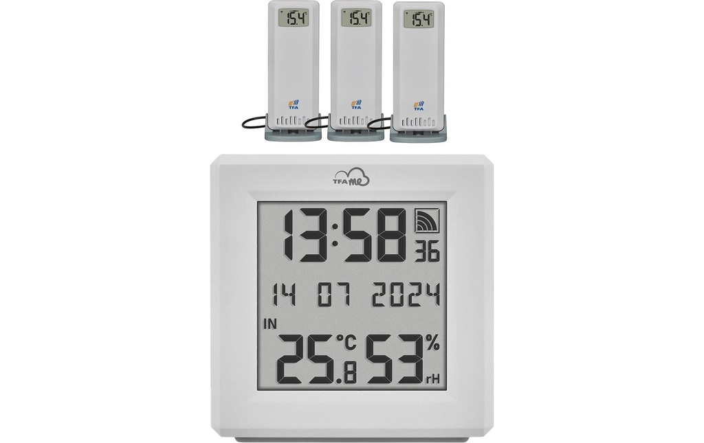 TFA Dostmann Kit de démarrage ID-01 avec passerelle WLAN avec 3 émetteurs