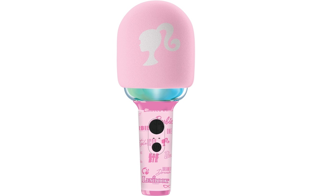 Lexibook Microphone karaoké Bluetooth/sans fil Barbie