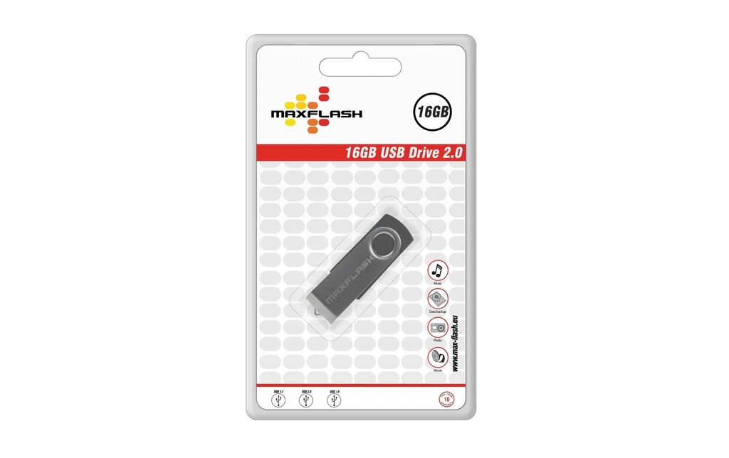 MaxFlash Clé USB USB Stick Standard USB2.0 16 GB
