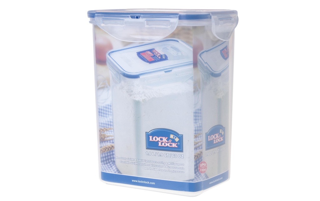 Lock & Lock Récipients à provisions 1.8 l, Transparent