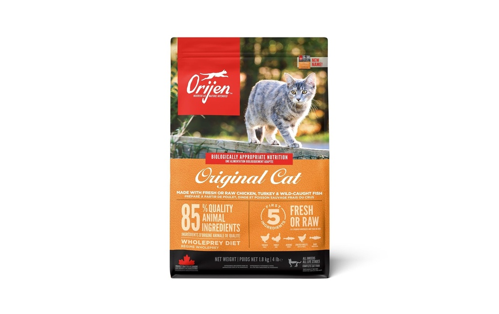 Orijen Alimentation sèche Cat Original au poulet, 1.8 kg