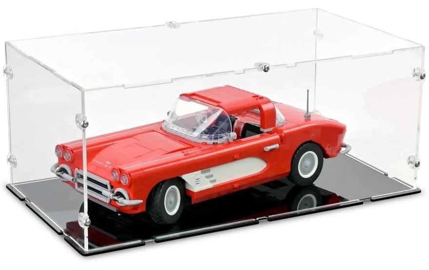 iDisplayit Modules de construction Présentoir en acrylique pour LEGO 10321 Chevrolet Corvette