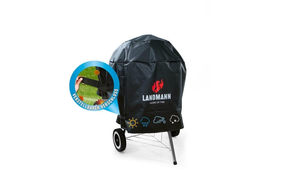 Landmann Cache de protection Premium 90 x 70 x 70 cm – noir