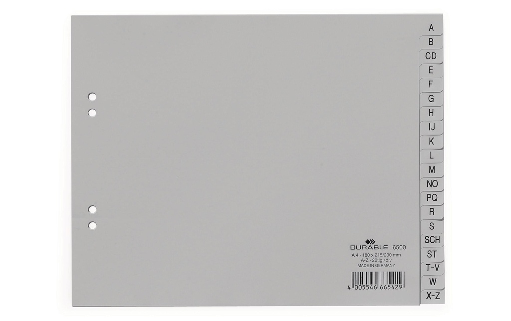 DURABLE Registre A4 A-Z