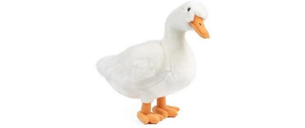 Living Nature Peluche Canard grand 35 cm