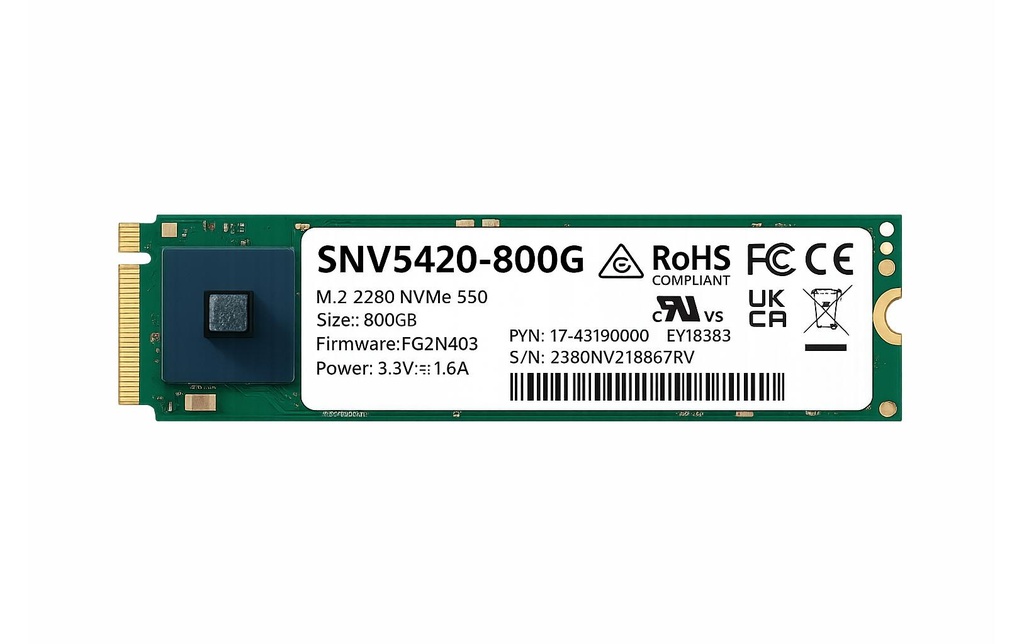 Synology SSD SNV5420 M.2 2280 NVMe 800 GB