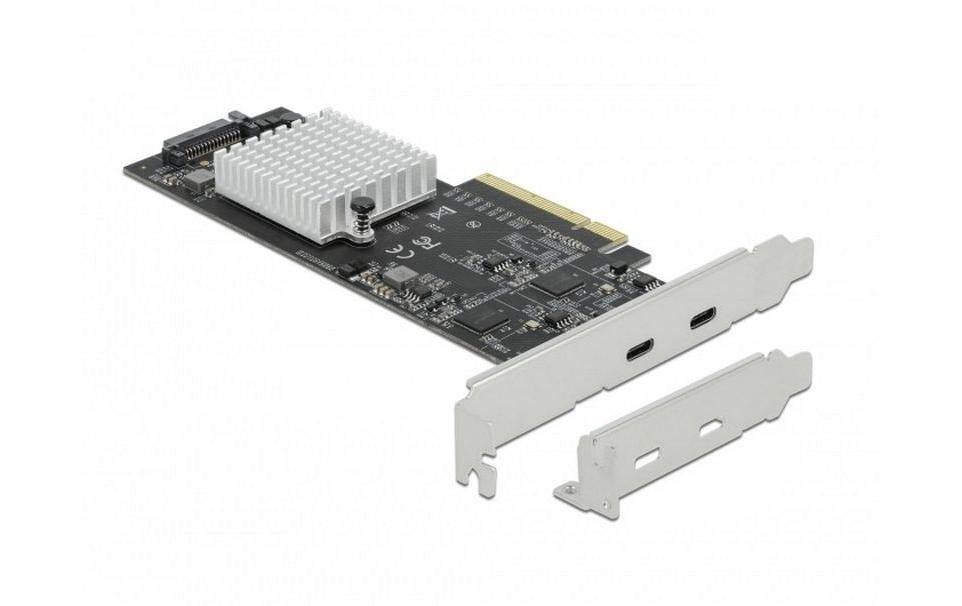 Delock Carte PCI Express USB 3.2 Gen2x2 - 2x USB-C