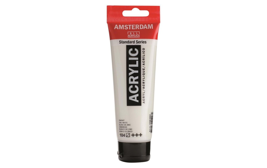 AMSTERDAM Acrylic 120ml blanc étain (120 pces)