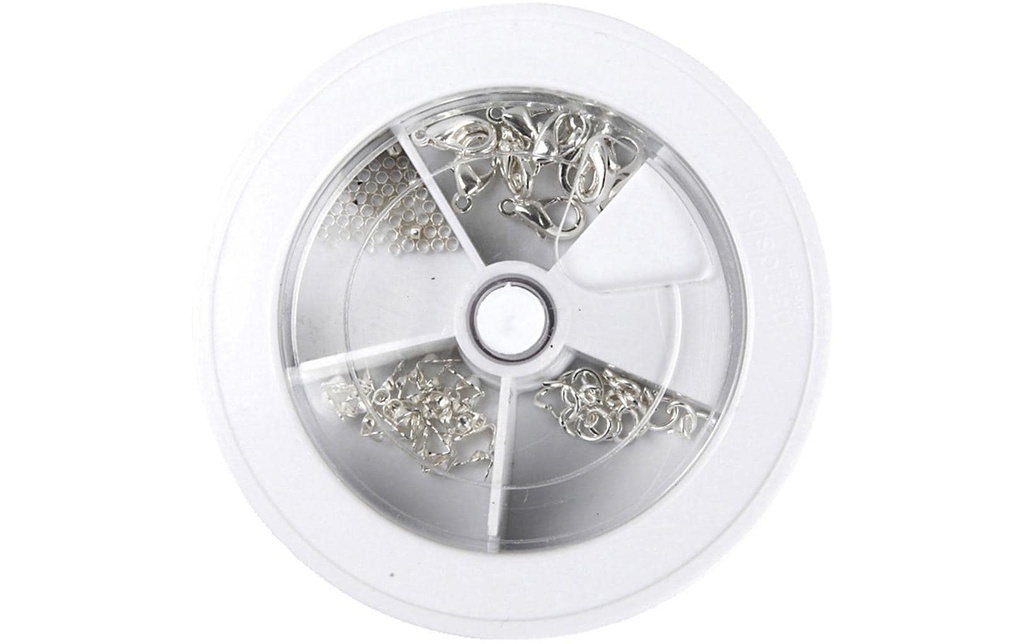 Creativ Company Fermeture Set, argenté