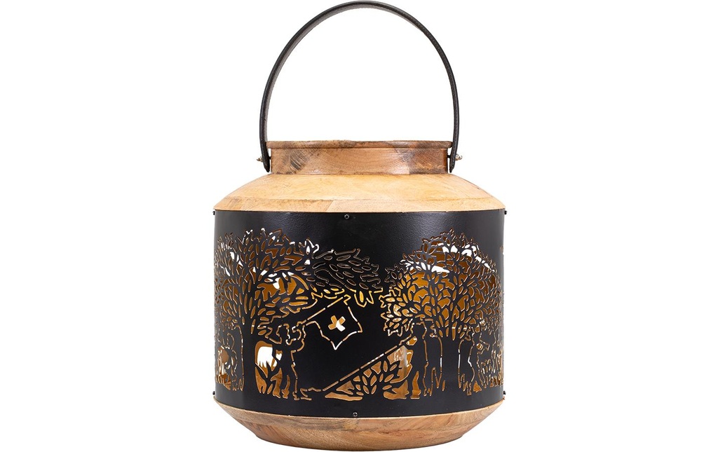 Kadastar Lanterne Bergchilbi 37 cm, Brun/Noir