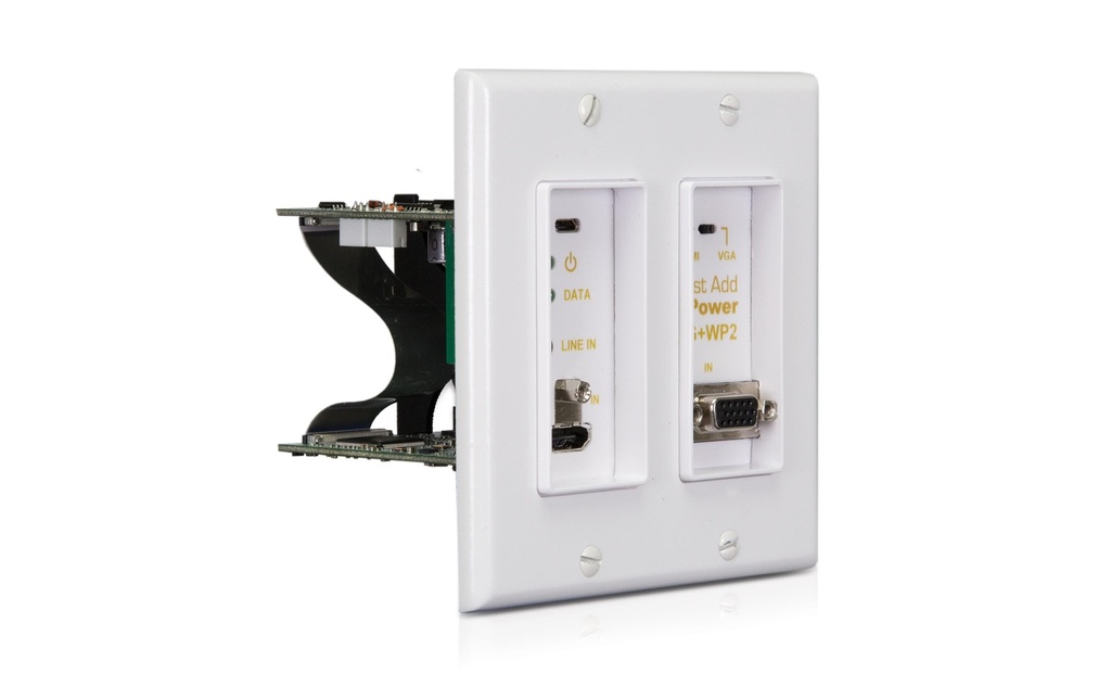 JUSTADDPOWER IP Transmitter VBS-HDIP-717WP2-W Dans le mur