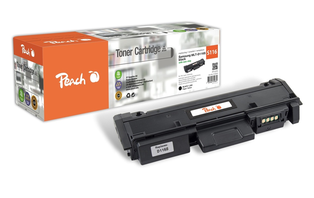 Peach Toner Samsung MLT/D116S noir