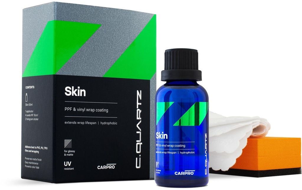 CarPro Enduit spray Cquartz Skin Vinyl & PPF-Coating 50 ml