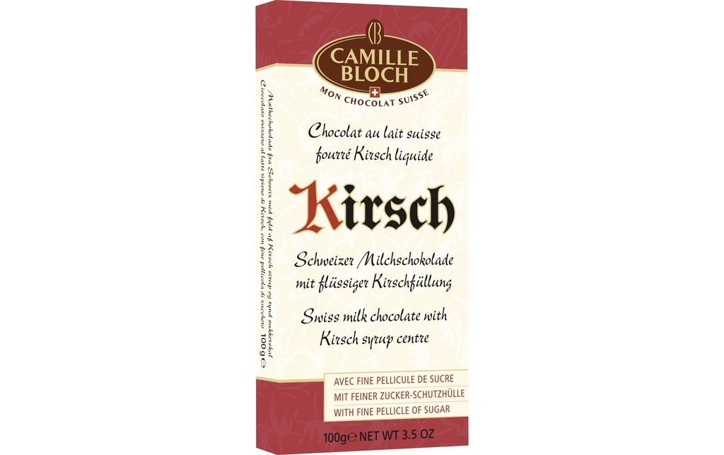 Camille Bloch Tablette de chocolat Kirsch 100 g