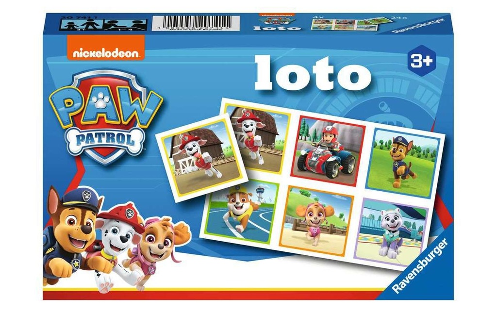 Ravensburger Jeux d’enfant Paw Patrol Loto